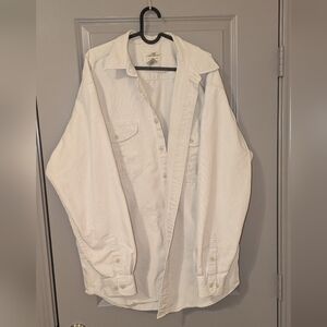 Eddie Bauer Cream Cotton Shirt